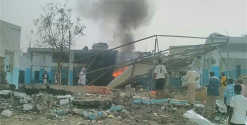 la agresión saudí destruye otro hospital de Médicos Sin Fronteras La agresión saudí destruye otro hospital de Médicos Sin Fronteras en Yemen